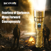 skyfire led high brightness pattern flashlight