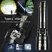 high power led flashlight features bright adjustable