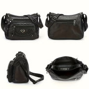 multi compartment tote bag soft texture stylish