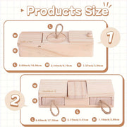 interactive wooden rabbit toys n treats