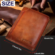 rfid leather wallet fathers day gifts men rfid blocking