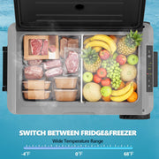 portable 12v 24v ac refrigerator freezer suitable car rv