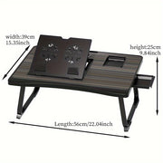 portable laptop bed table cup holder multifunctional tray