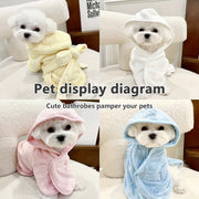 ultra absorbent bathrobe small dogs cats animals