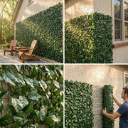 realistic artificial ivy privacy fence 119 x 40 perfect