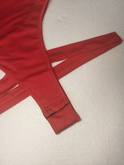 womens backless long sleeve bodysuit solid color round