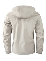 new mens multi pocket cargo jacket mens outdoor windbreaker