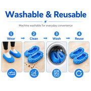ultra cleaning house blue mop slippers floor