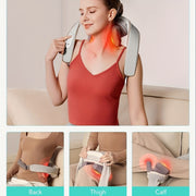 neck massager heat 6d shiatsu cordless massager deep