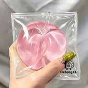 new transparent pink stress toy ultra soft