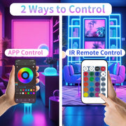 lqhzmyy smart bedroom led light strip control