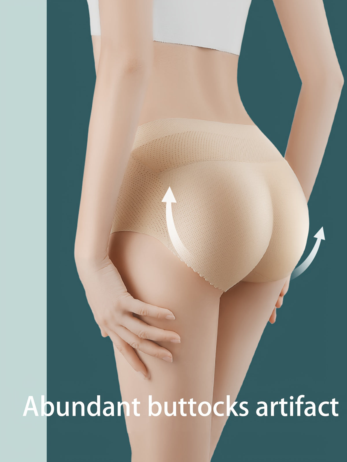womens lifting panties pads peach