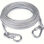 stainless leash features reflective rust proof
