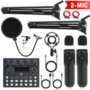recording kit podcast music mixer equipment