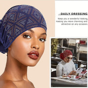 womens handmade embellished breathable headband hat