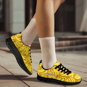 personalized name custom banana shoes training