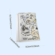 kitten star trifold wallet couple style large