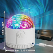 rechargeable rgb 16 projection lamp remote