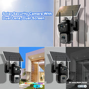 ip66 waterproof 10x degree low power cctv solar