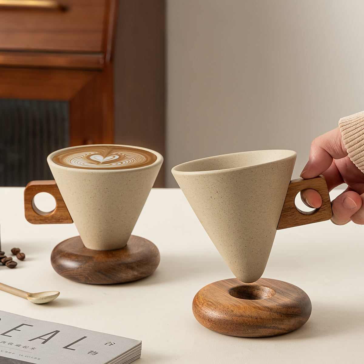 retro ceramic coffee cup high end coffee