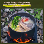 portable wood burning camp stove heavy duty outdoor campfire