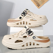 womens wide toe clogs summer slip shoes thick platform