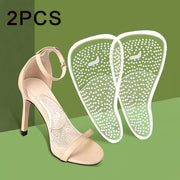 two silicone arch support insoles massage particles