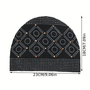 womens fashionable encrusted headscarf hat hat
