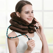 three layer inflatable u shaped neck pillow flexible neck