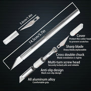 value 51pcs set craft engraving knife 1pc knife rod 50pcs