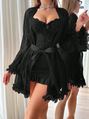 womens lace camisole dress lace trim robe