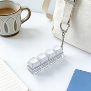 mechanical keyboard keycap fidget keychain 4 button press