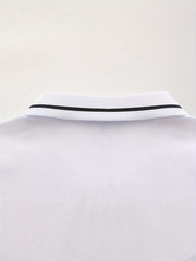 mens fashion long sleeve shirt casual golf wear