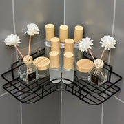 rust resistant corner shower rack a wall mounted bathroom