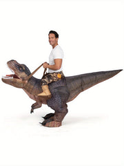 t rex inflatable dinosaur costume ride blow