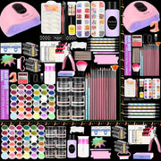 full nail acrylic nail kit drill light suitable beginners