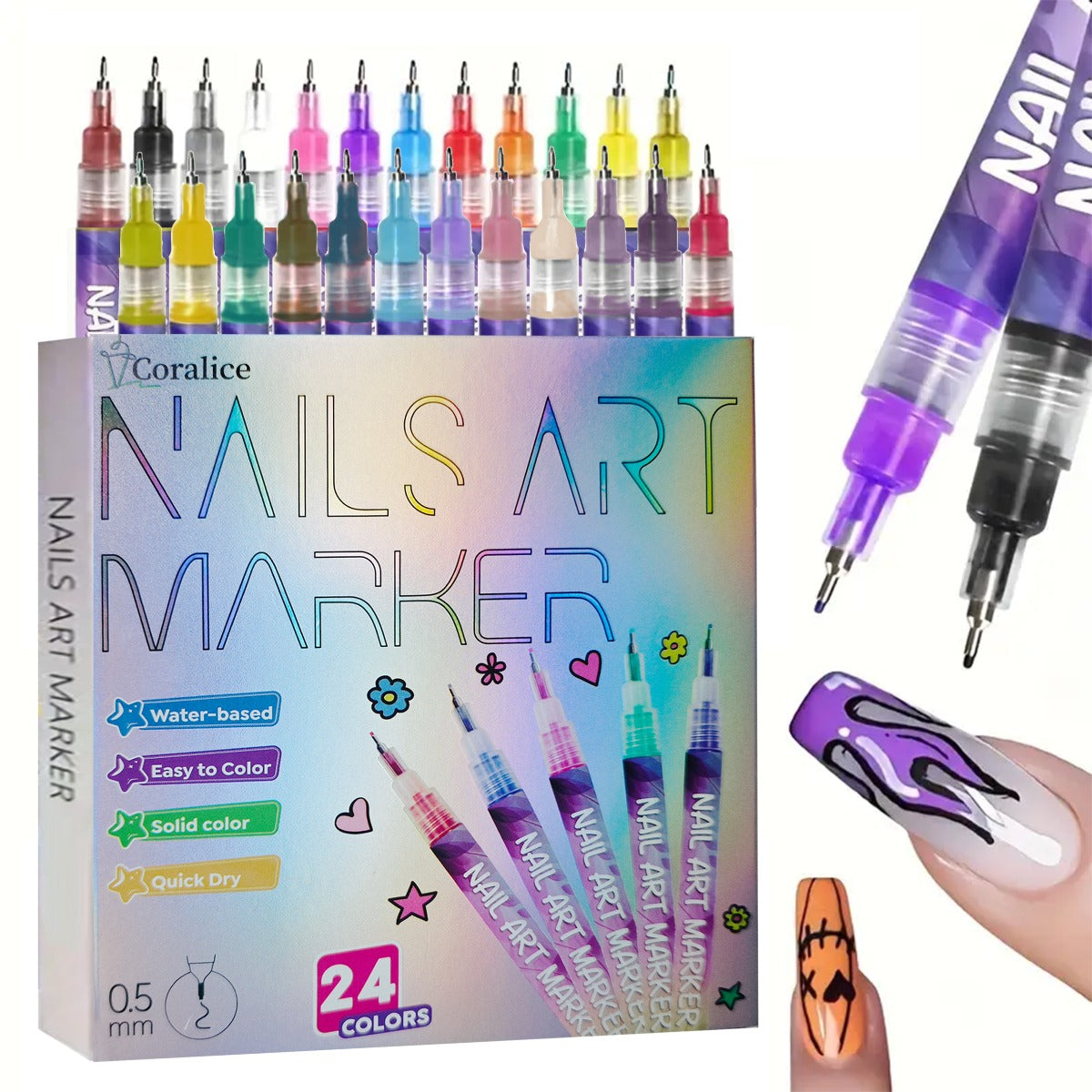 1 color nail art pens nail art pen 3d doodle nail art