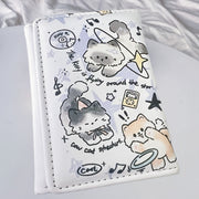 kitten star trifold wallet couple style large