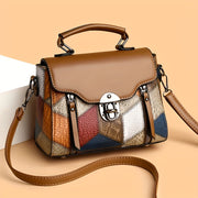 weidola wo retro rhombus geometric handbag adjustable