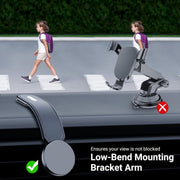 magnetic car phone holder aluminum arm car magnet