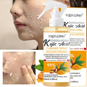 turmeric kojic acid exfoliating spray multi functional spray