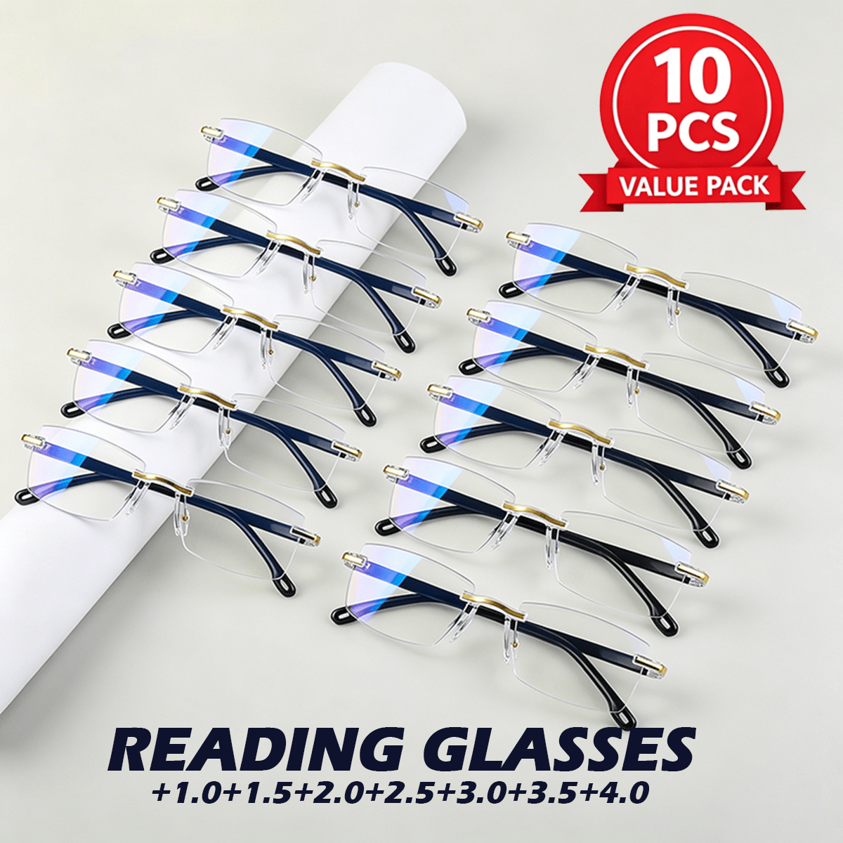 value 10pcs set glasses luxury diamond cut