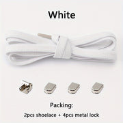 no tie elastic shoe laces sneakers stretchy polyester