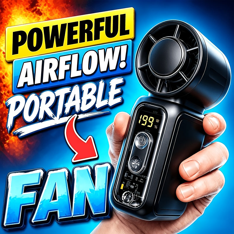 portable handheld mini fan rechargeable personal
