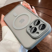 magical luxury matte translucent shockproof case 17