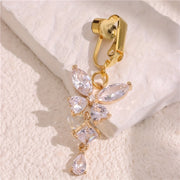womens tassel fashion belly button clip no
