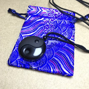 obsidian yin yang bagua pendant | temu Temu