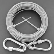 stainless leash features reflective rust proof