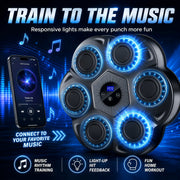 music boxing wall mounted trainer gloves interactive punch