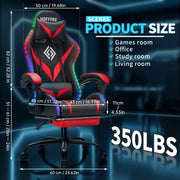 massage lumbar support bar ergonomic gaming